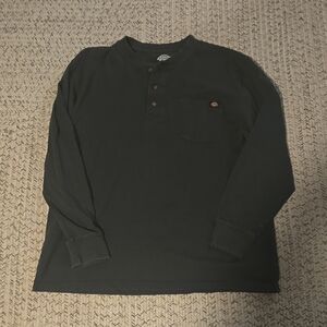 Dickies Men's Forrest Green Long Sleeve Shirt